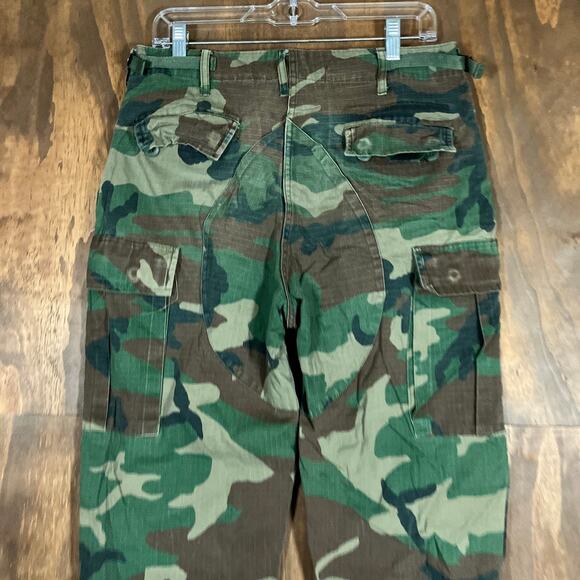 Vanguard Army Battle Unisex Trousers BDU Green Woodlands Camo Uniform Small R - Picture 10 of 11